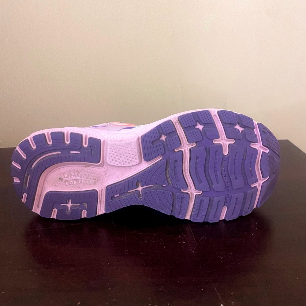 Brooks Ghost 14 Unity Womens 7.5 Running Shoes Purple Pink Swirl 1203561B524 - Picture 7 of 8